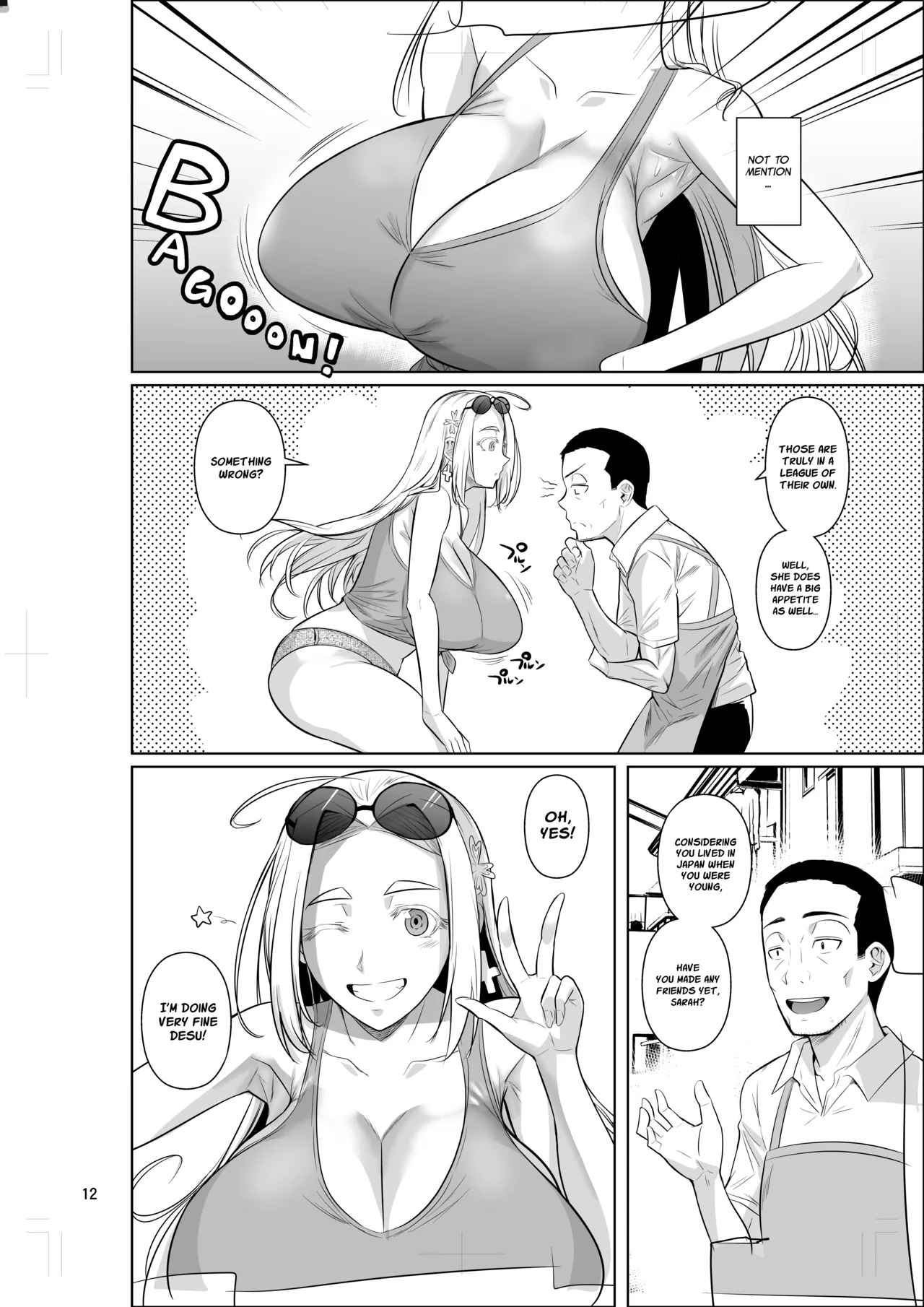 Hentai Manga Comic-A Plain Old Man From The Employment Ice Age Lands a Job at a Foreign Student Dorm Teaching The Blonde Bombshell a Lesson-Read-13